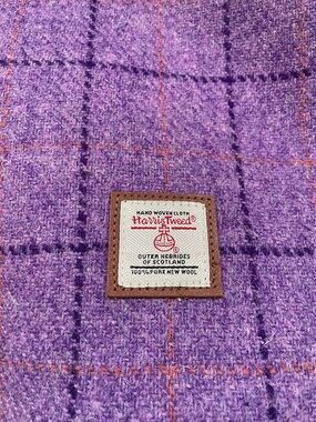 Harris Tweed Purple Bucket Bag
